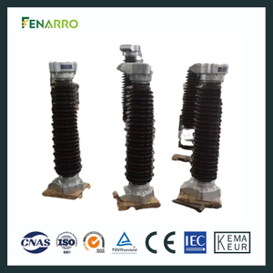 Fenarro 110kv Ceramic Zinc Oxide Lightning Arrester Surge Protector for Power Station