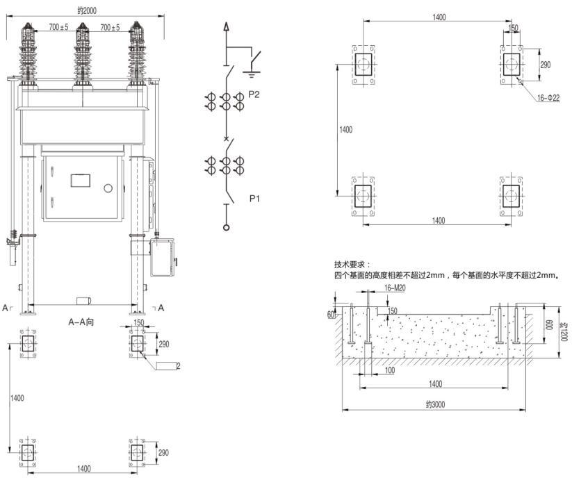 Fenarro Frzcw10 Series Open-Ended Modular Electrical Appliance Combination System for Substation