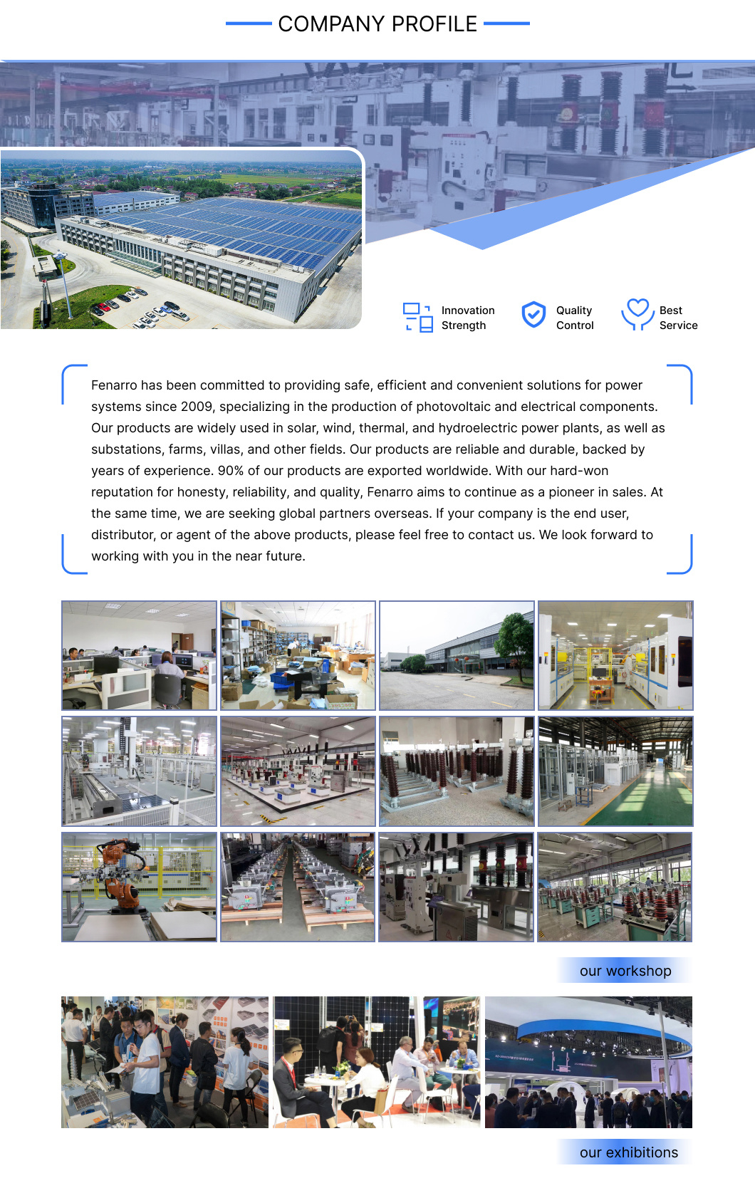 Fenarro Electric Remote Operating Mechanism Device for Outdoor AC High-Voltage Isolation Switch