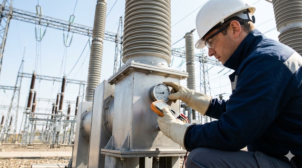High voltage equipment installation and interface confirmation