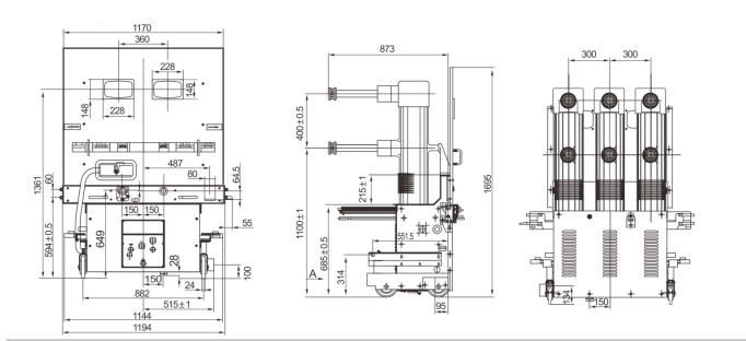 zn85-40.5 indoor hv vacuum cb